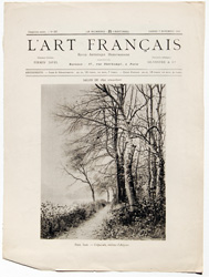 antique print from l'art francaise